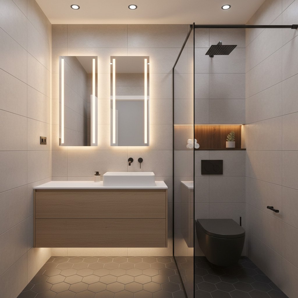 Bathroom remodel project photo